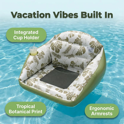 FlexFloat™ - Versatile 3-in-1 pool lounge with ergonomic mesh design