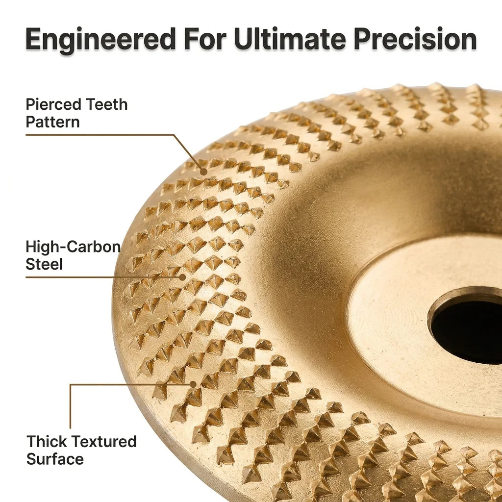 WheelMax™ – Complete Woodworking Set for Cutting, Sanding & Polishing