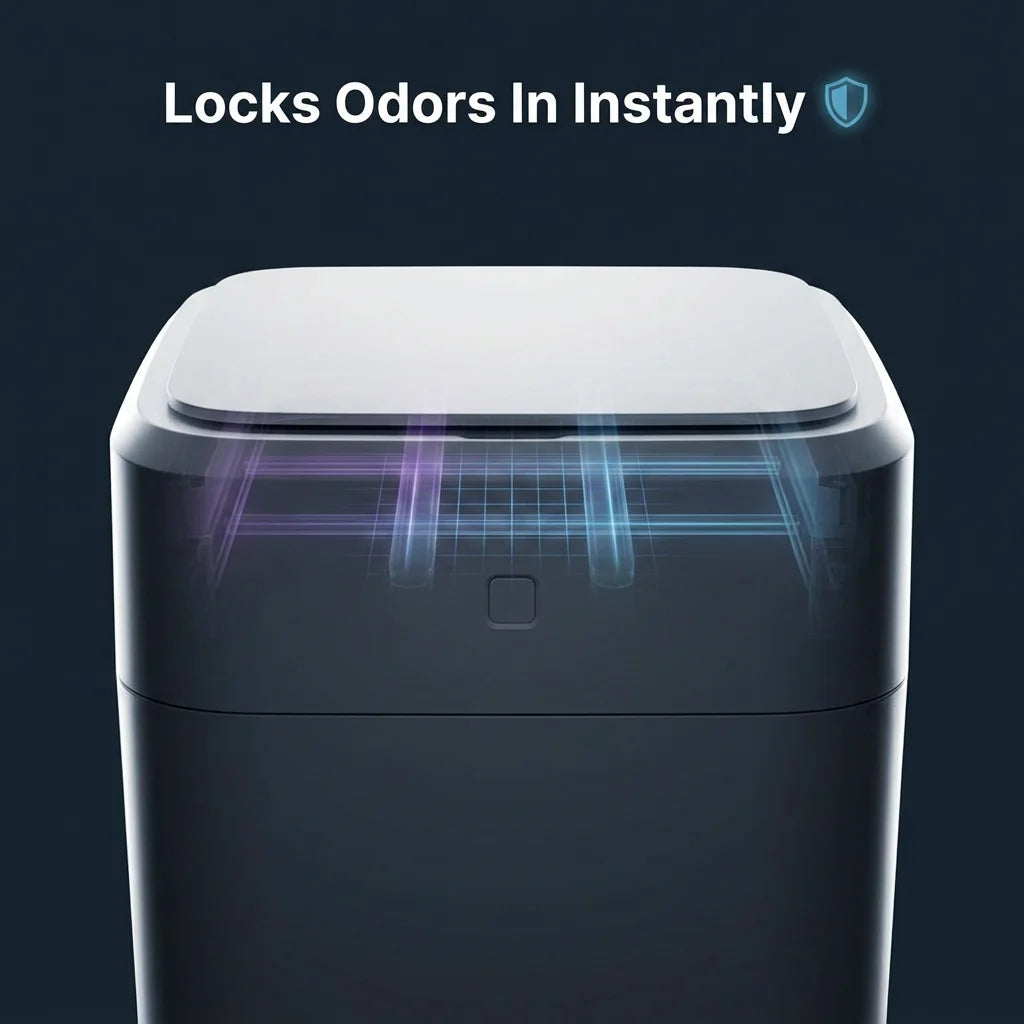 CleanGuard™ - Touchless Smart Trash Can