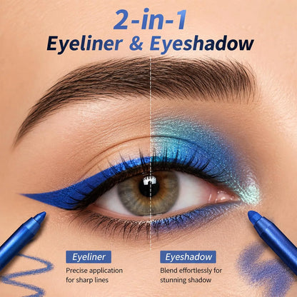 SparklePen™ - 12 Shades of Pearlescent Metallic Eyeliner