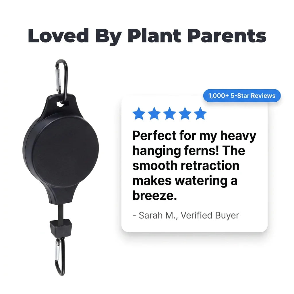 SmartLift™ - Effortless Retractable Plant Pulley System