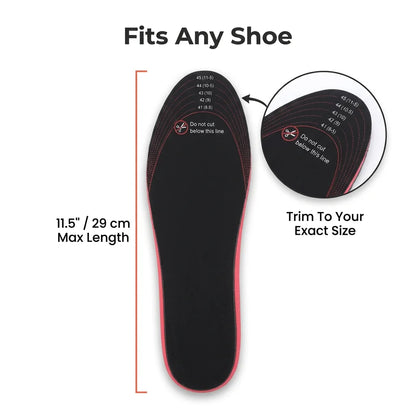 HotSole™ - Rechargeable heated insoles with wireless remote control