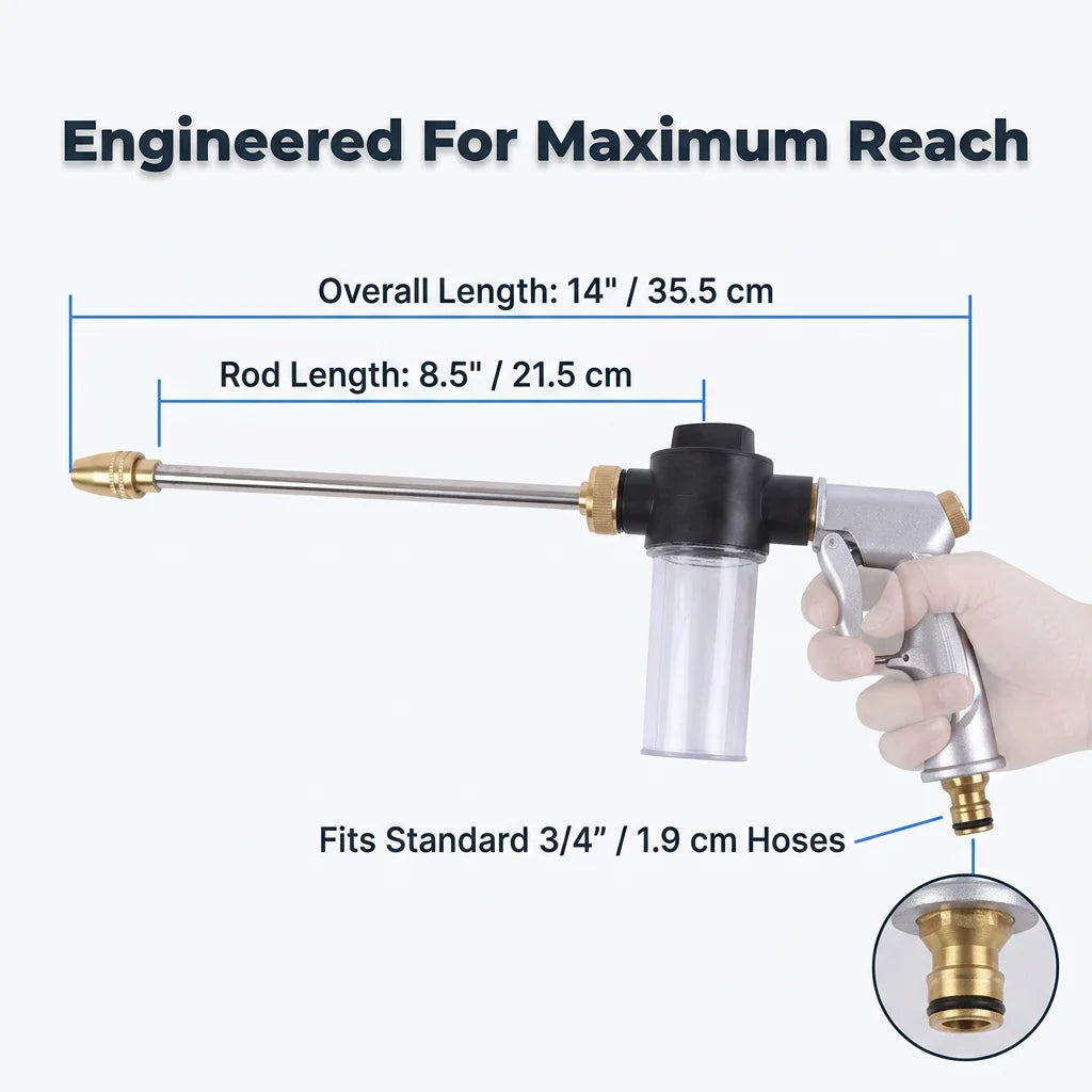 MaxSpray™ - Heavy Duty High Pressure Water Gun for Car and Garden