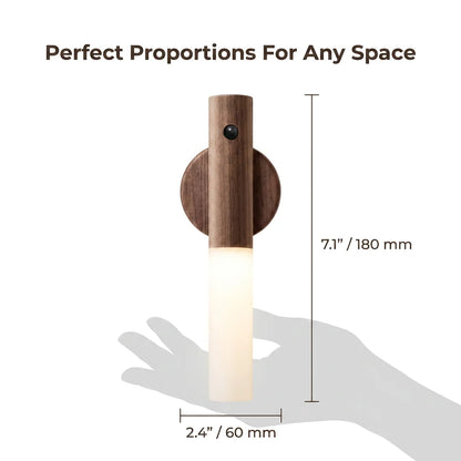 Smart Wooden Night Light | Motion Sensor Night Light