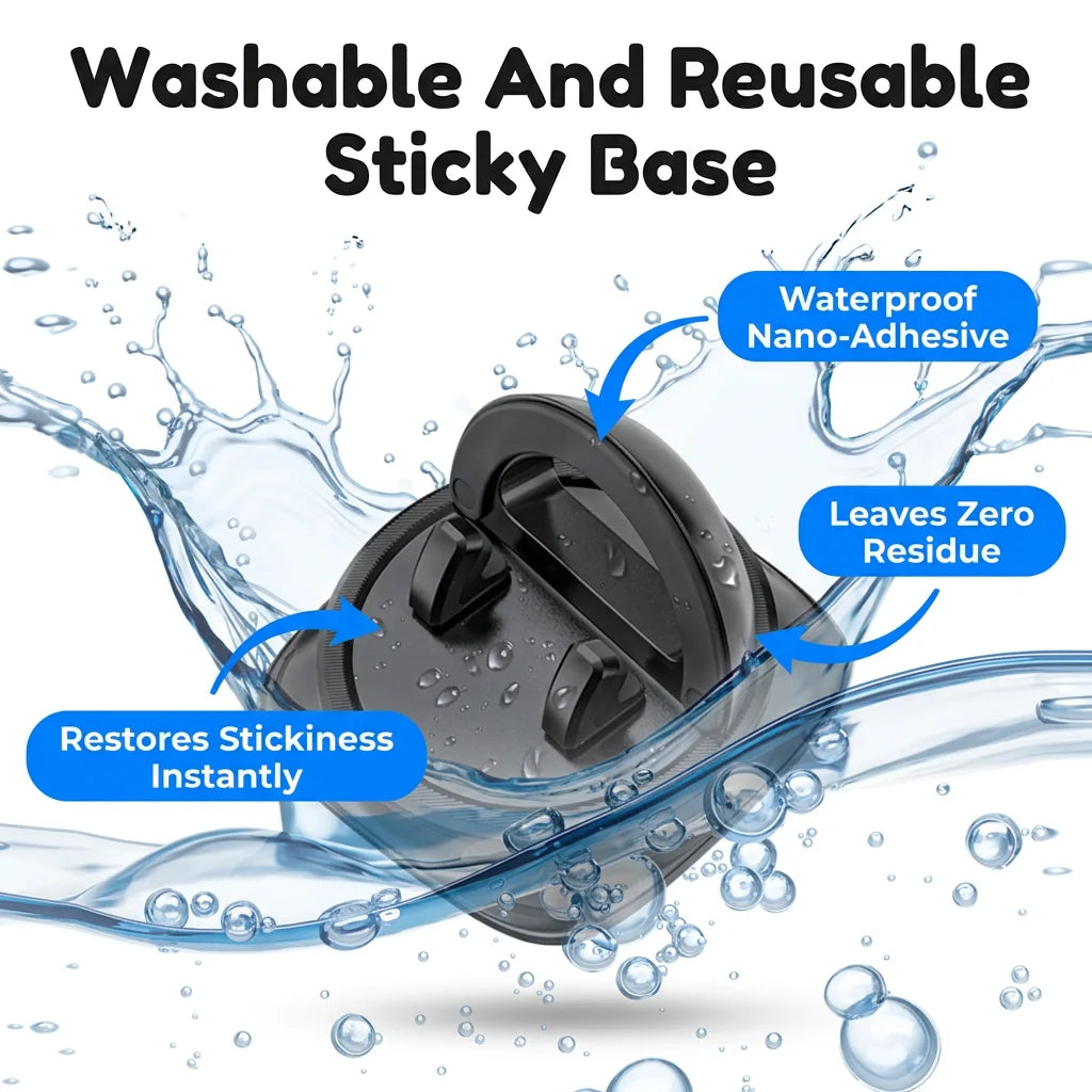 360 Dashboard Phone Mount - Secure stable grip for any smartphone