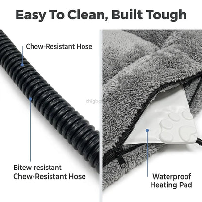 SoftWarm™ - Heated Dog Bed with Adjustable Temperature