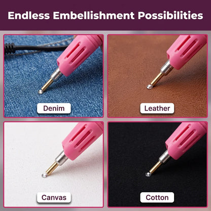SparkleFix™ - 7-in-1 Hotfix Applicator and Rhinestone Embellishment Kit