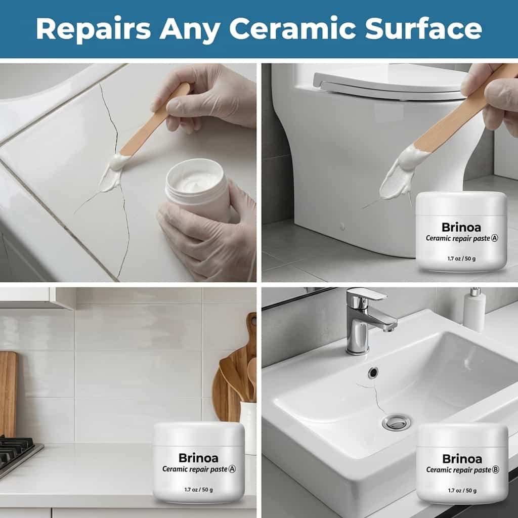 Ceramic Tile Repair Paste - Restore cracked tiles instantly