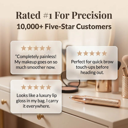3-in-1 Electric Trimmer - Painless Precision for Brows, Face and Body