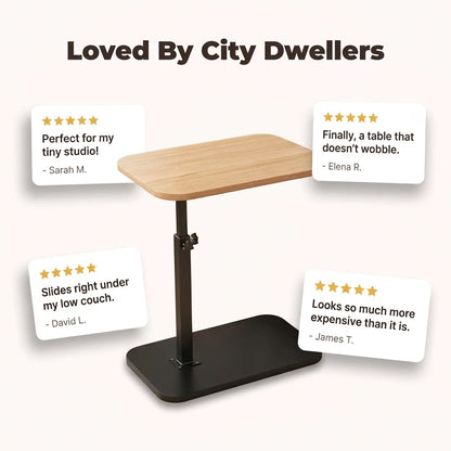 FlexTable™ - Height adjustable side table with rectangular top