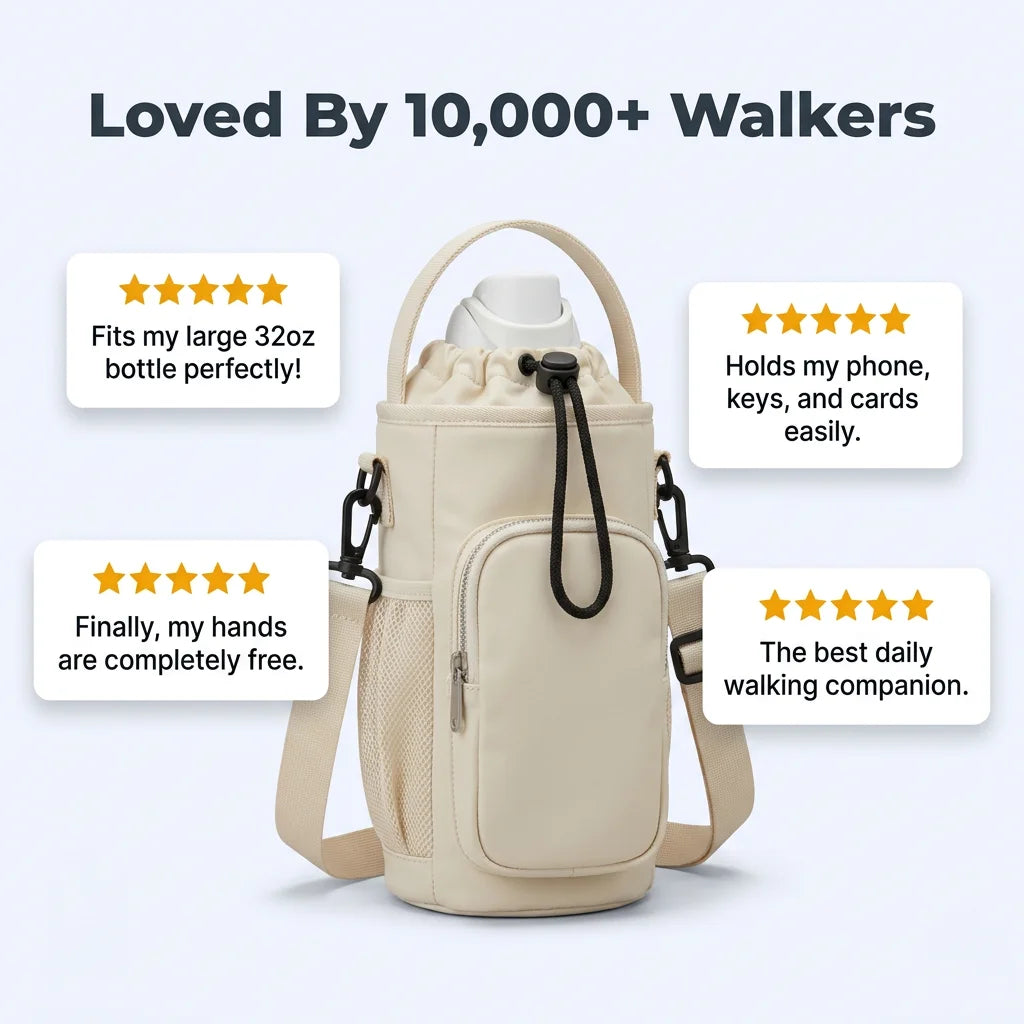Thermal Water Bottle Pouch - Insulated Bottle Carrier