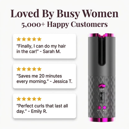 EasyCurl™ - Portable Wireless Hair Curler