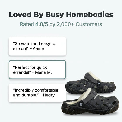 CozyLock™ - Warm lined clogs with adjustable heel strap