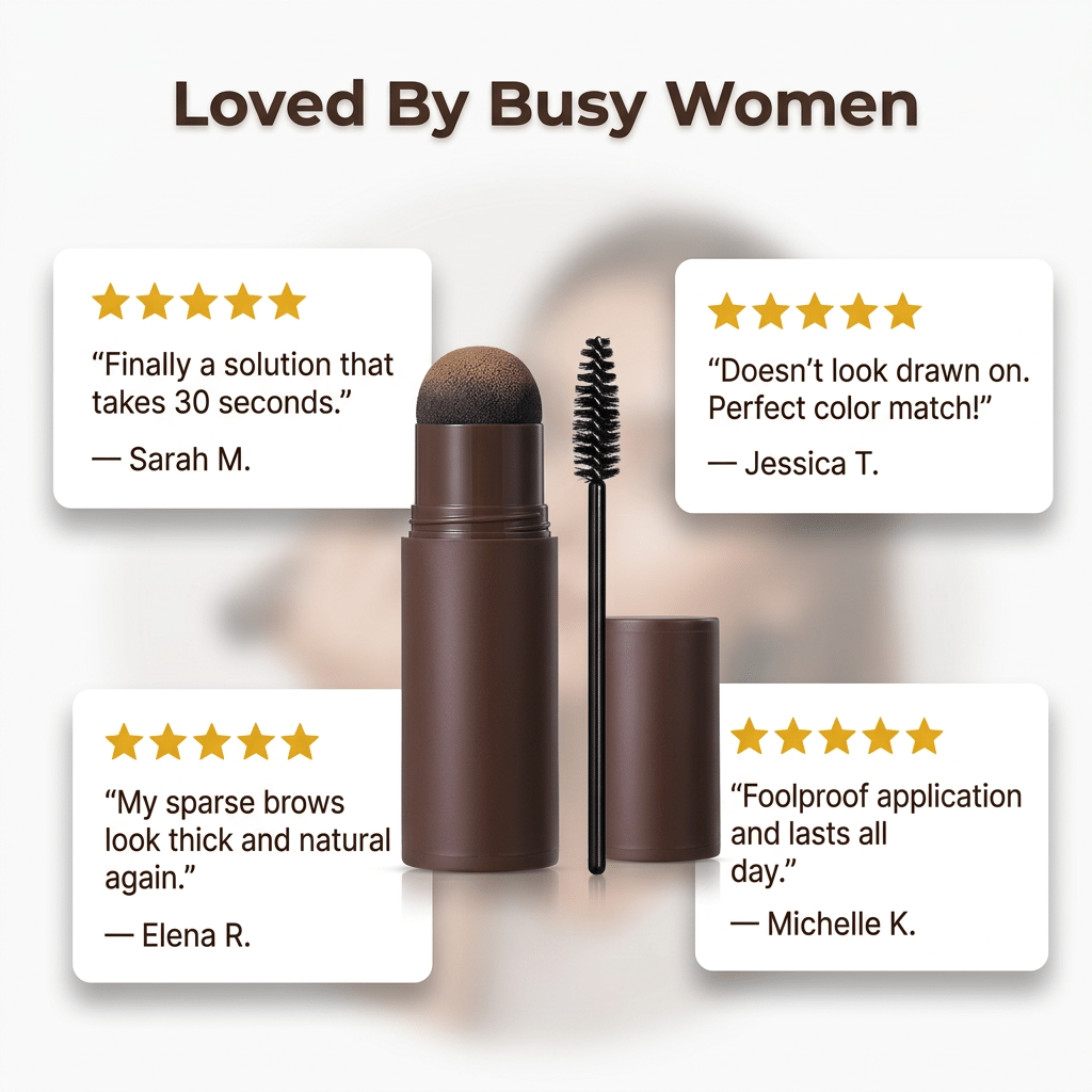 EasyBrow™ - Dosáhněte dokonalých symetrických obočí za pouhou minutu