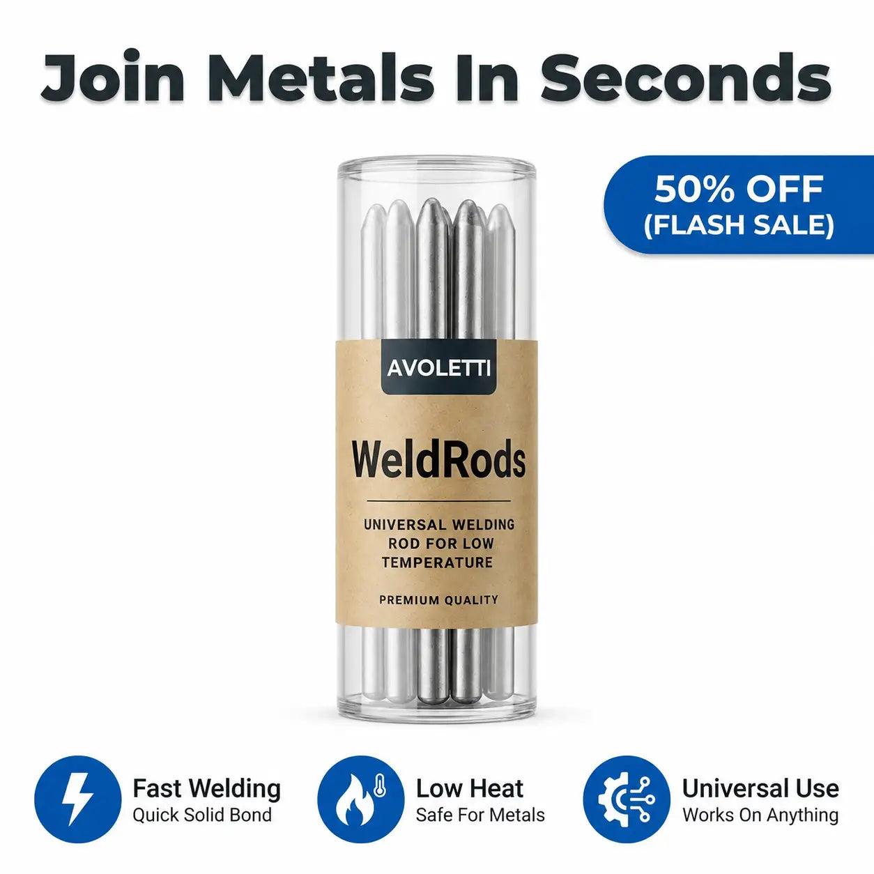 WeldRods™ - Universal low-heat welding wire for effortless precision