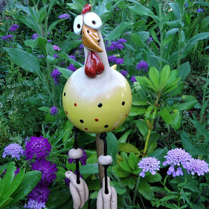 YardChick™ - Charming resin garden accents in five vibrant colors