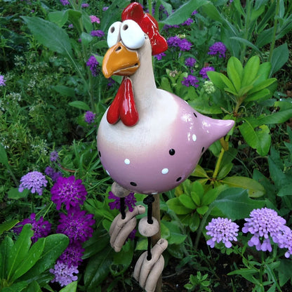 YardChick™ - Charming resin garden accents in five vibrant colors