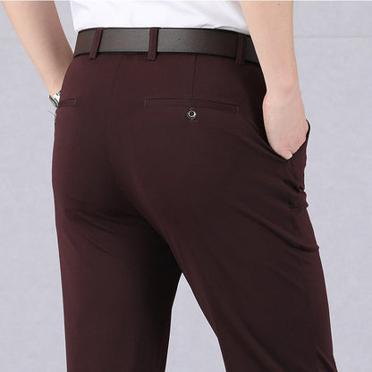 Slim Fit strečové kalhoty - Profesionální styl s pružným střihem