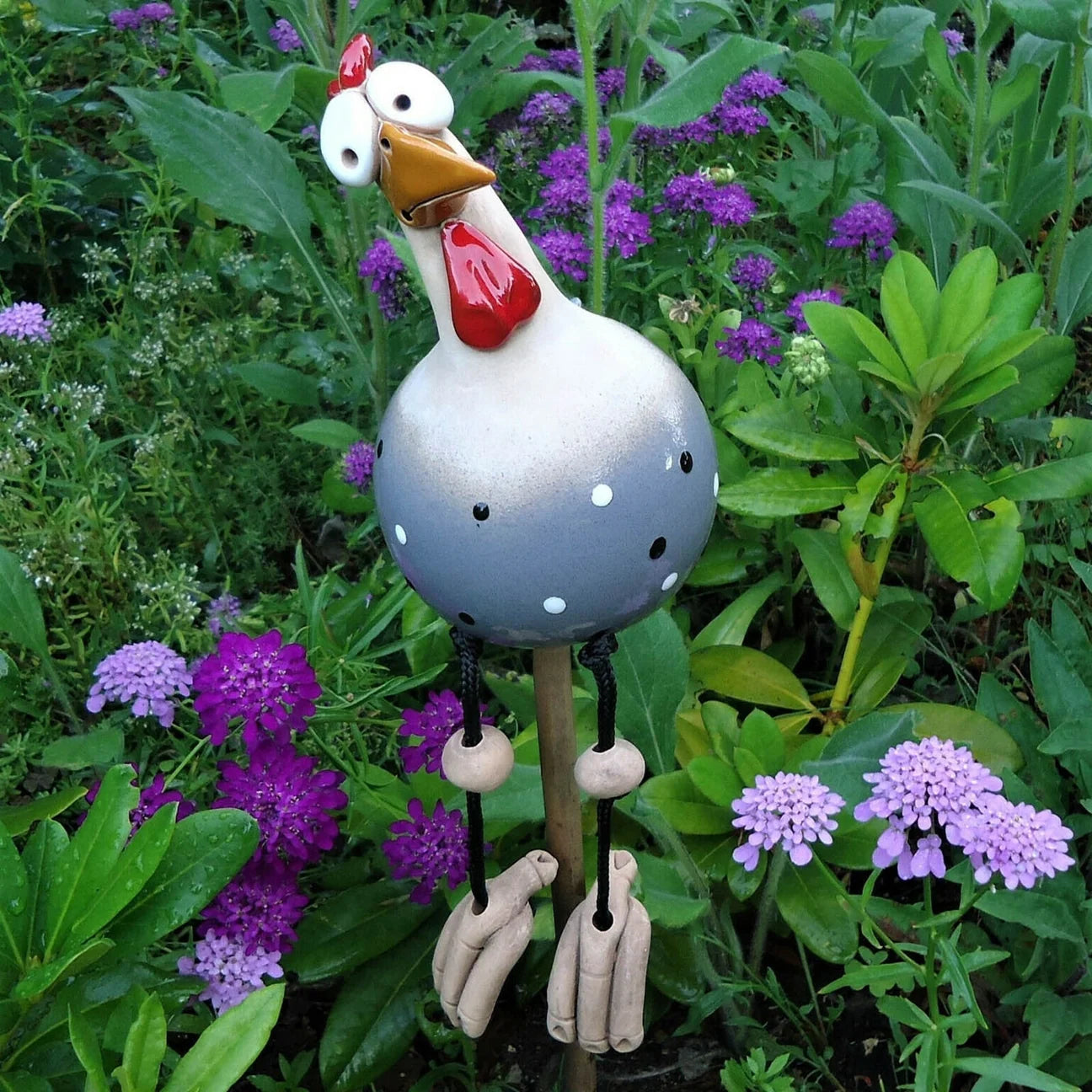 YardChick™ - Charming resin garden accents in five vibrant colors