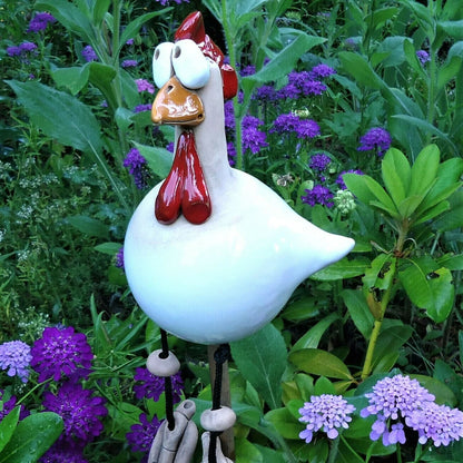 YardChick™ - Charming resin garden accents in five vibrant colors