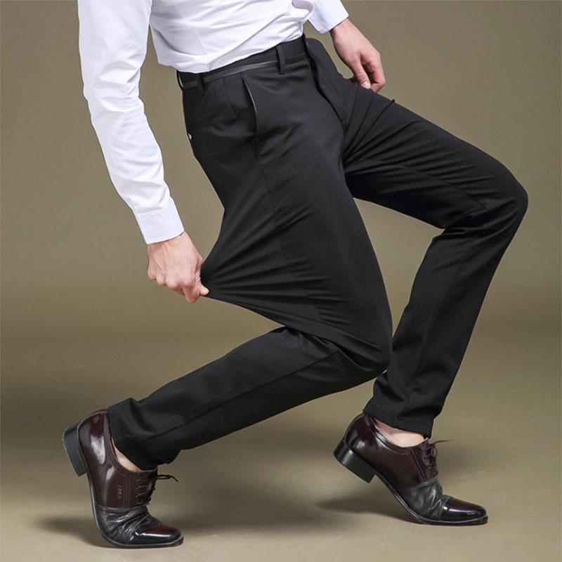 Slim Fit strečové kalhoty - Profesionální styl s pružným střihem