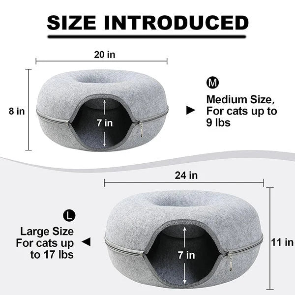 CozyNest™ - Secure hideout and comfortable sanctuary for anxious cats