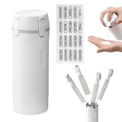 TravelFit™ - Leakproof 4-in-1 Compact Toiletry Dispenser