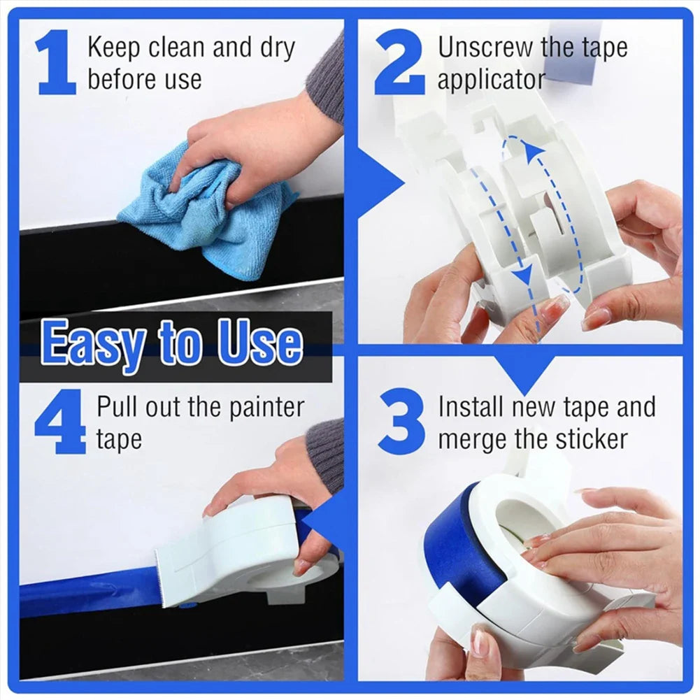 EasyTape™ - Painter’s Tape Applicator for Flawless Edges in Seconds