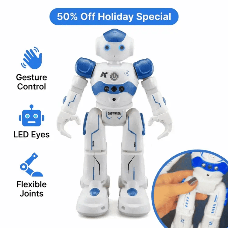 DanceBot™ - Interactive gesture-controlled robot for active play