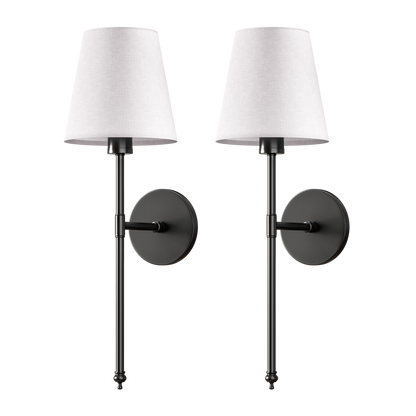 Elegant Wireless Wall Sconces - Tool-free installation