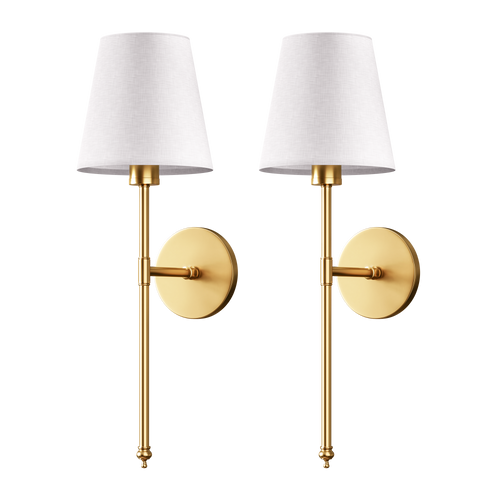 Elegant Wireless Wall Sconces - Tool-free installation