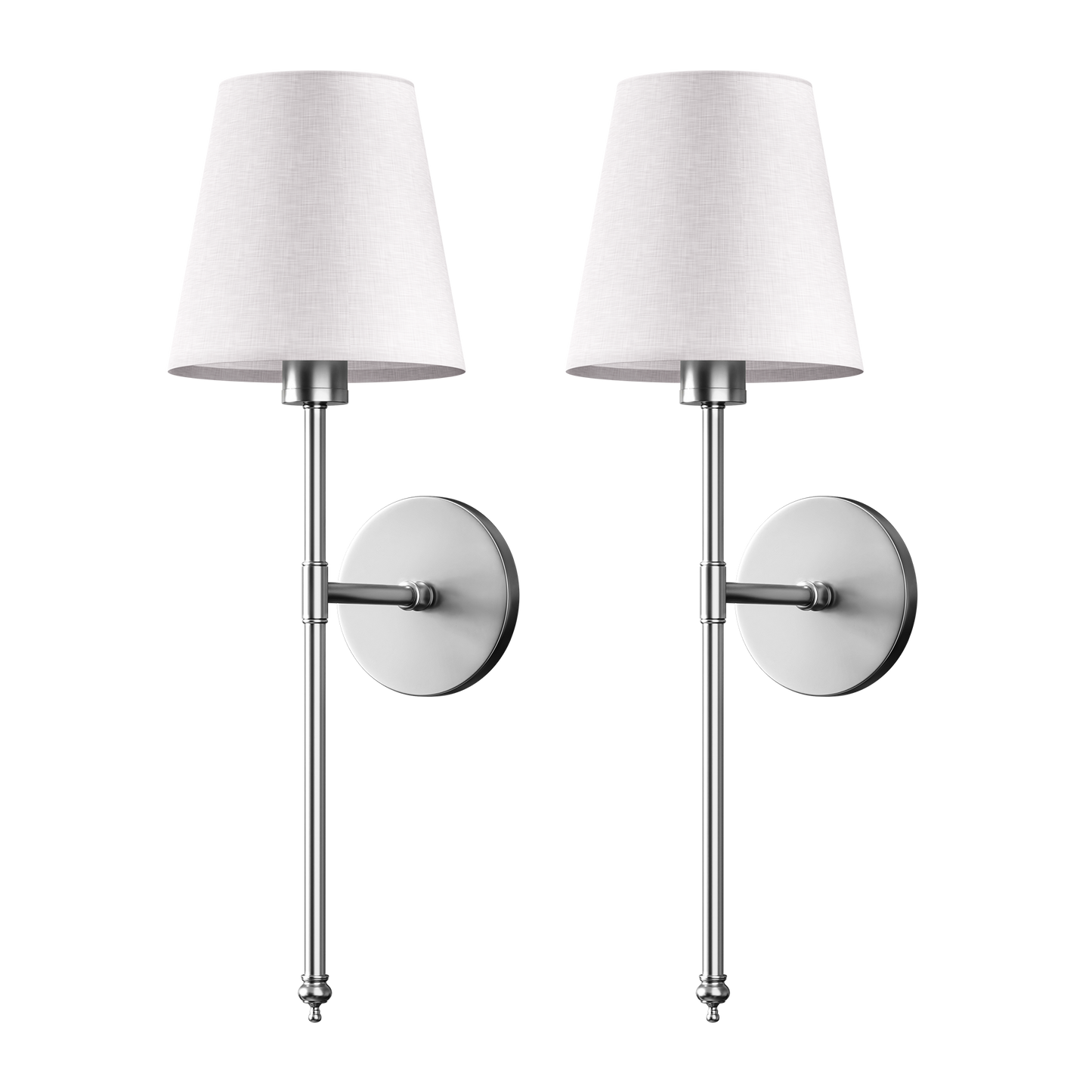 Elegant Wireless Wall Sconces - Tool-free installation