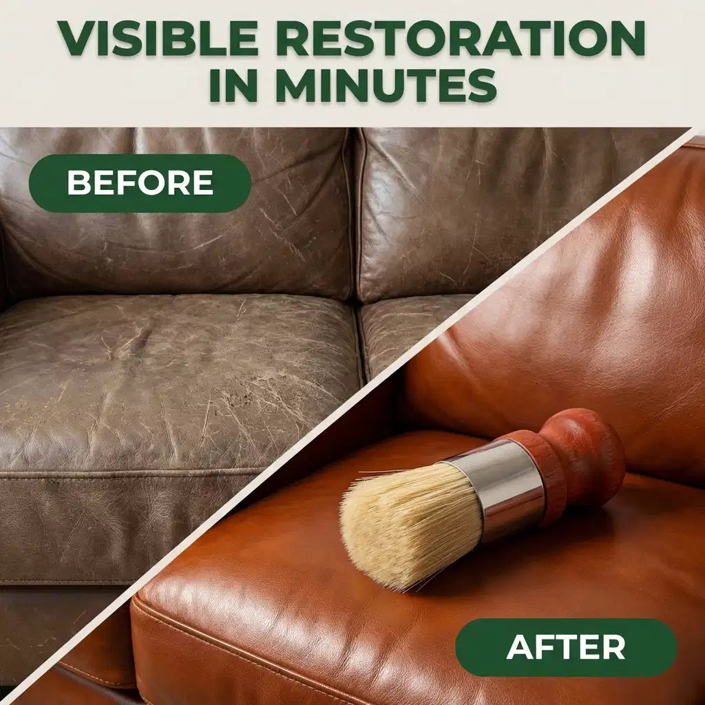 Brinoa Leather Balm - Restores Shine & Prevents Cracks