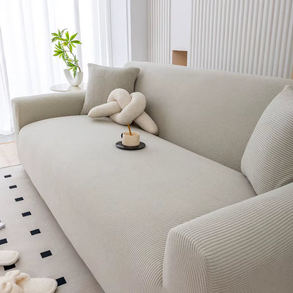 SoftFit™ - Soft Corduroy Sofa Cover, Universal Stretch Fit