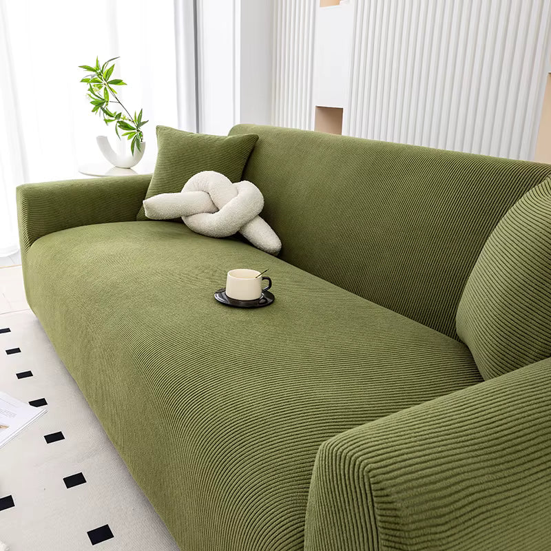 SoftFit™ - Soft Corduroy Sofa Cover, Universal Stretch Fit