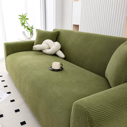 SoftFit™ - Soft Corduroy Sofa Cover, Universal Stretch Fit