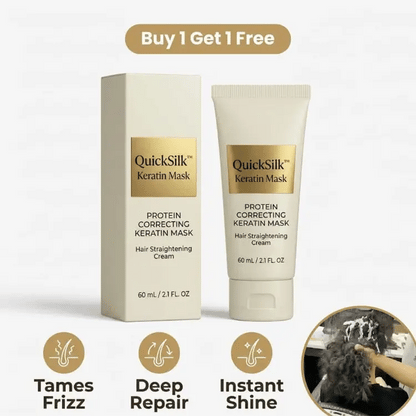 QuickSilk™ - Keratin Hair Mask for Instant Shine