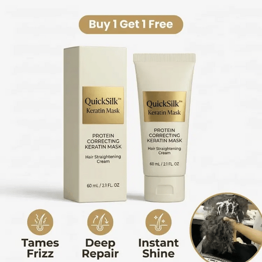 QuickSilk™ - Keratin Hair Mask for Instant Shine
