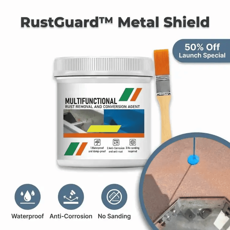 RustGuard™ - Rust Remover & Metal Protector