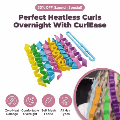 CurlEase™ - Heatless Curling Ribbons