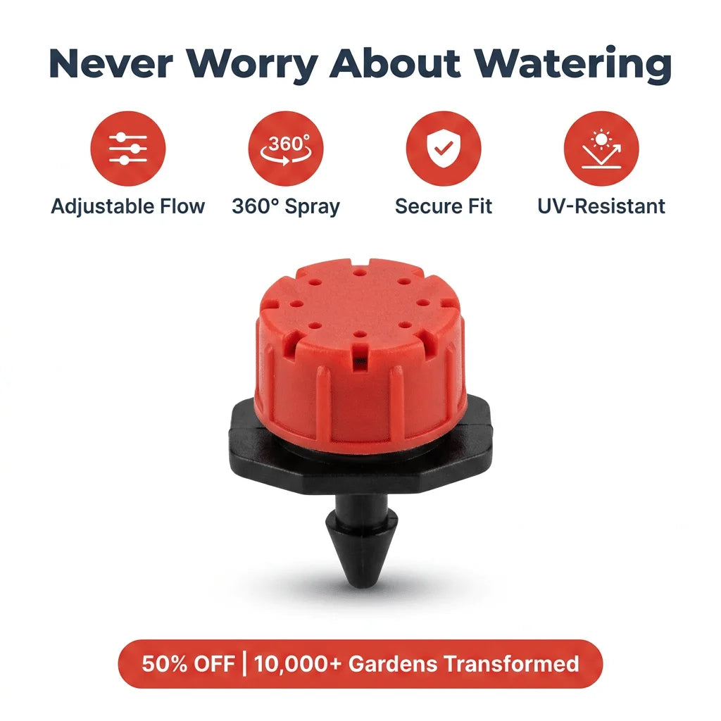 AquaFlow™ - Přesně nastavitelná zavlažovací kapátka