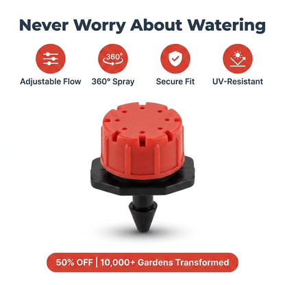 AquaFlow™ - Přesně nastavitelná zavlažovací kapátka