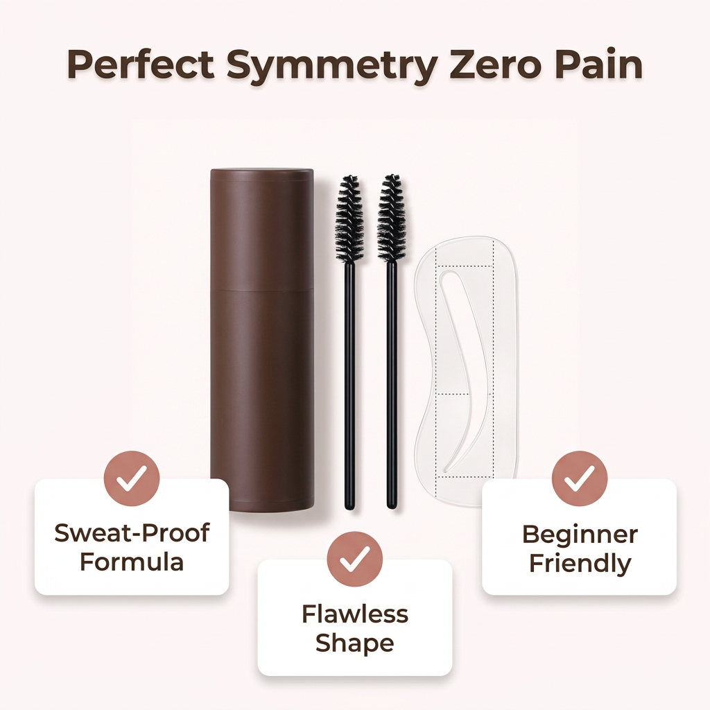 EasyBrow™ - Dosáhněte dokonalých symetrických obočí za pouhou minutu