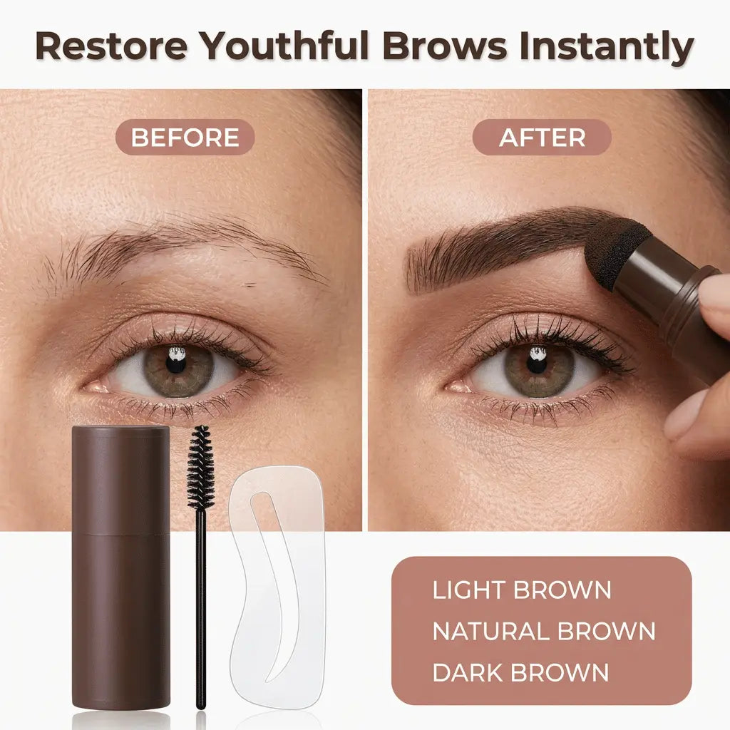 EasyBrow™ - Dosáhněte dokonalých symetrických obočí za pouhou minutu