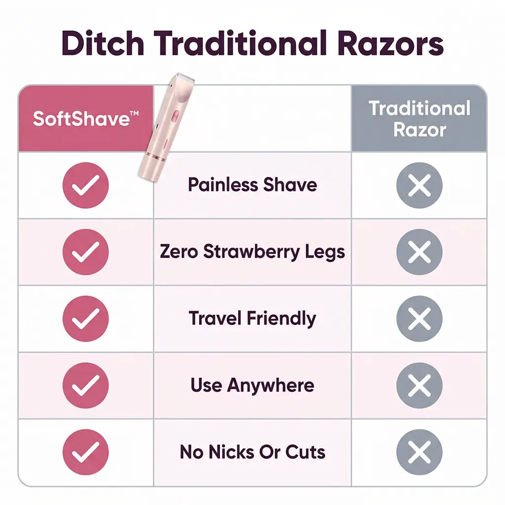 SoftShave™ - 2-in-1 Gentle Hair Remover