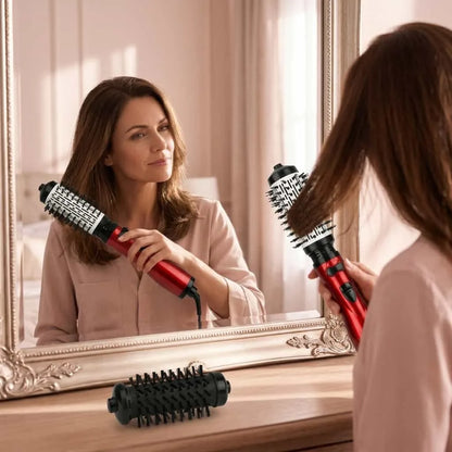 3-in-1 Rotating Hair Styler - Salon quality blowouts in seconds