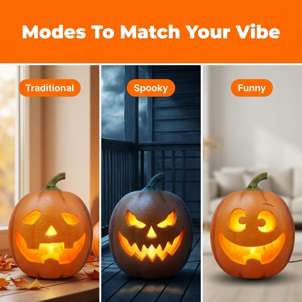 SmartPumpkin™ - Interactieve Halloween-decoratie met bewegingssensor