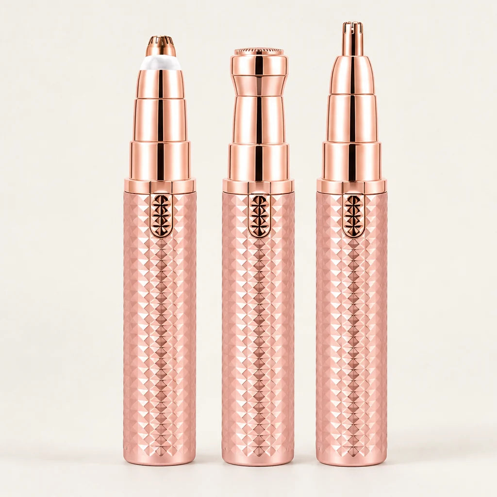 3-in-1 Electric Trimmer - Painless Precision for Brows, Face and Body