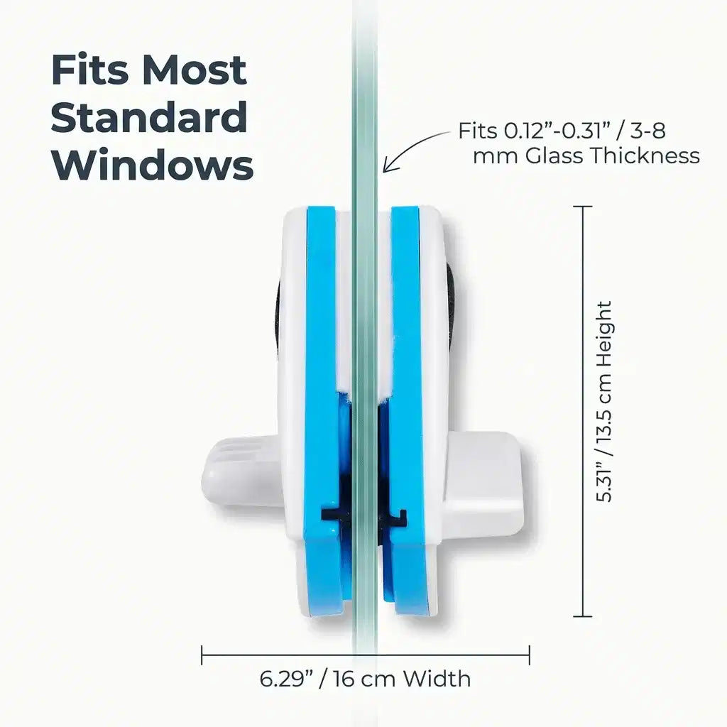 ClearGlide™ - Double-Sided Magnetic Window Cleaner
