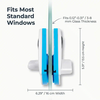ClearGlide™ - Double-Sided Magnetic Window Cleaner